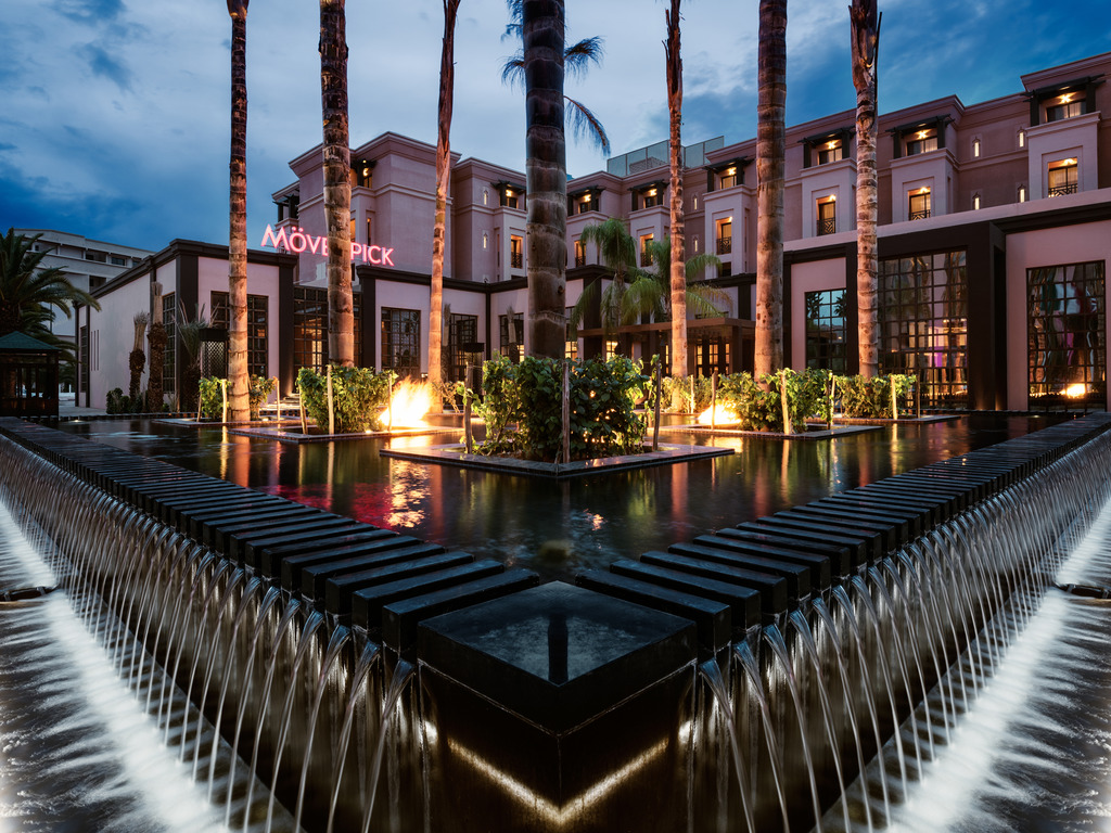 From Marrakech airport to Movenpick Hotel